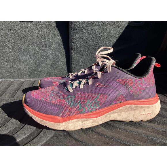 KEEN 1030369 Leiki Speed Hiking Shoes for Ladies - Plum Perfect/Floral Sz 10.5 - Picture 4 of 8